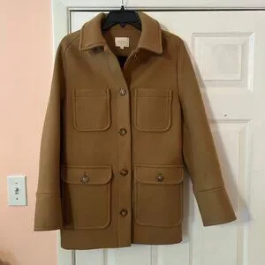 Sezane | Jackets & Coats | Sezane Paolo Coat In Camel | Poshmark